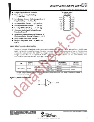 LM3302DE4 datasheet  